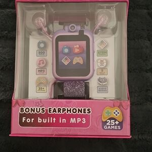 Kids Smartwatch with Bonus Earphones - Purple